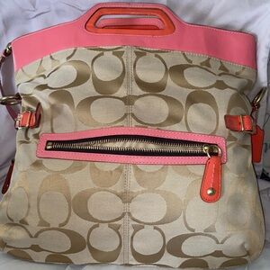 Coach Bonnie Foldover Shoulder Bag EUC